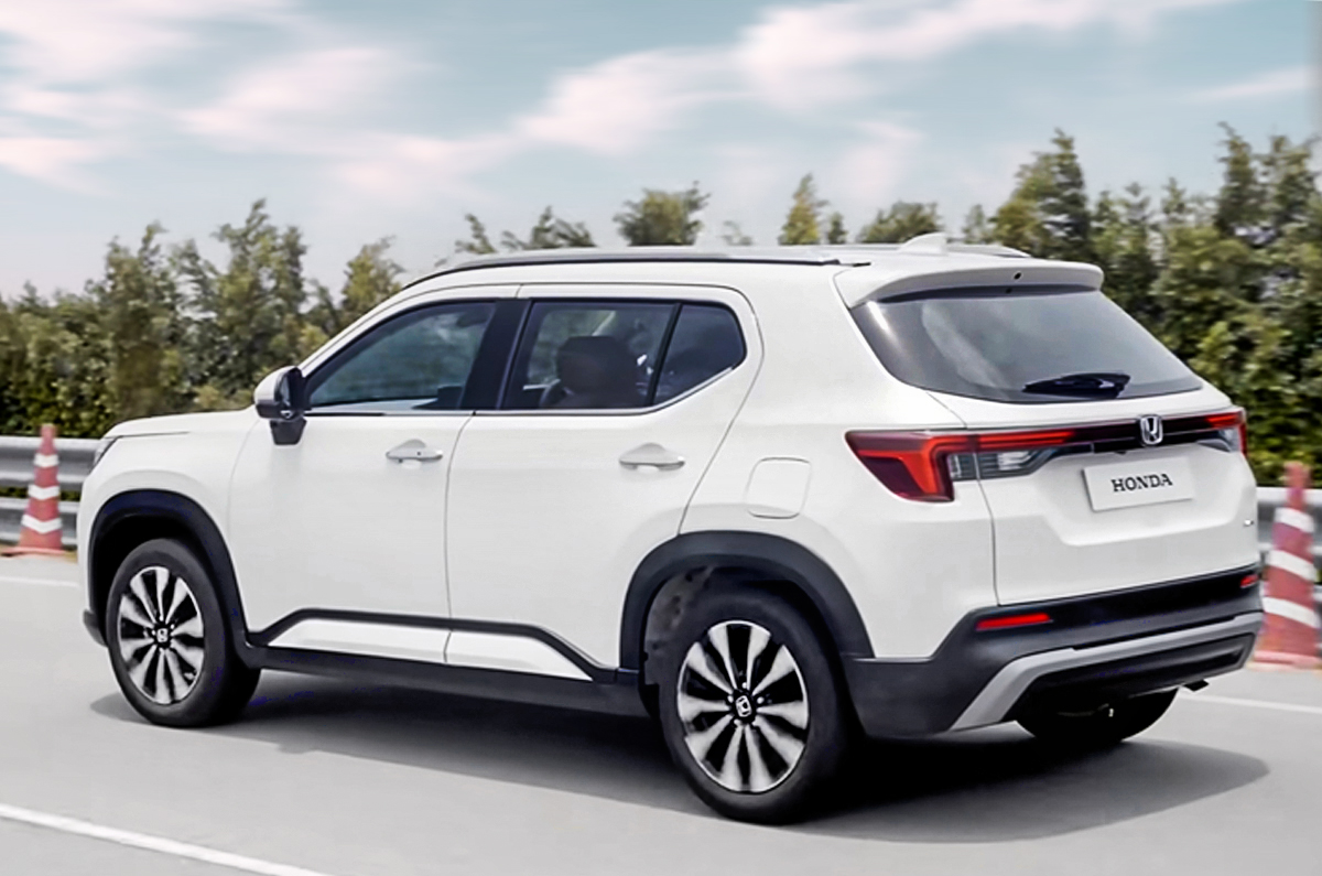 Honda Elevate rear quarter 